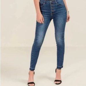 Harper Heritage High Rise Skinny Button Fly Jeans Size 27